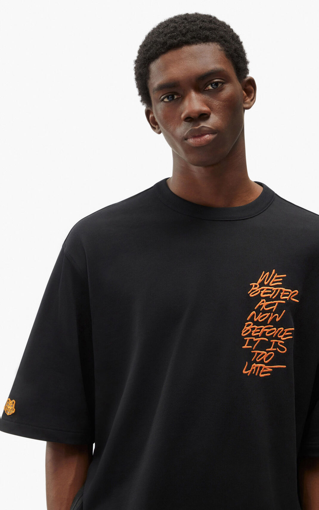 Kenzo We better act now oversize T Shirt Herr | 36158-XFTS